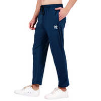 Nauticon Men Air Force Blue Solid Regular Fit Lower