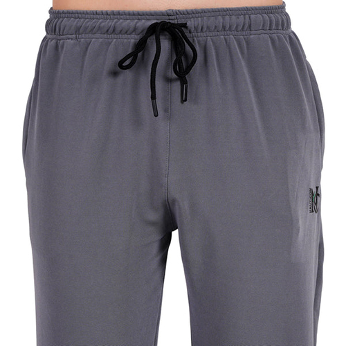 Men Grey Solid Regular Fit Lower