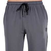 Men Grey Solid Regular Fit Lower