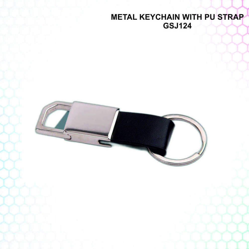 Metal Keychain - Color: Black