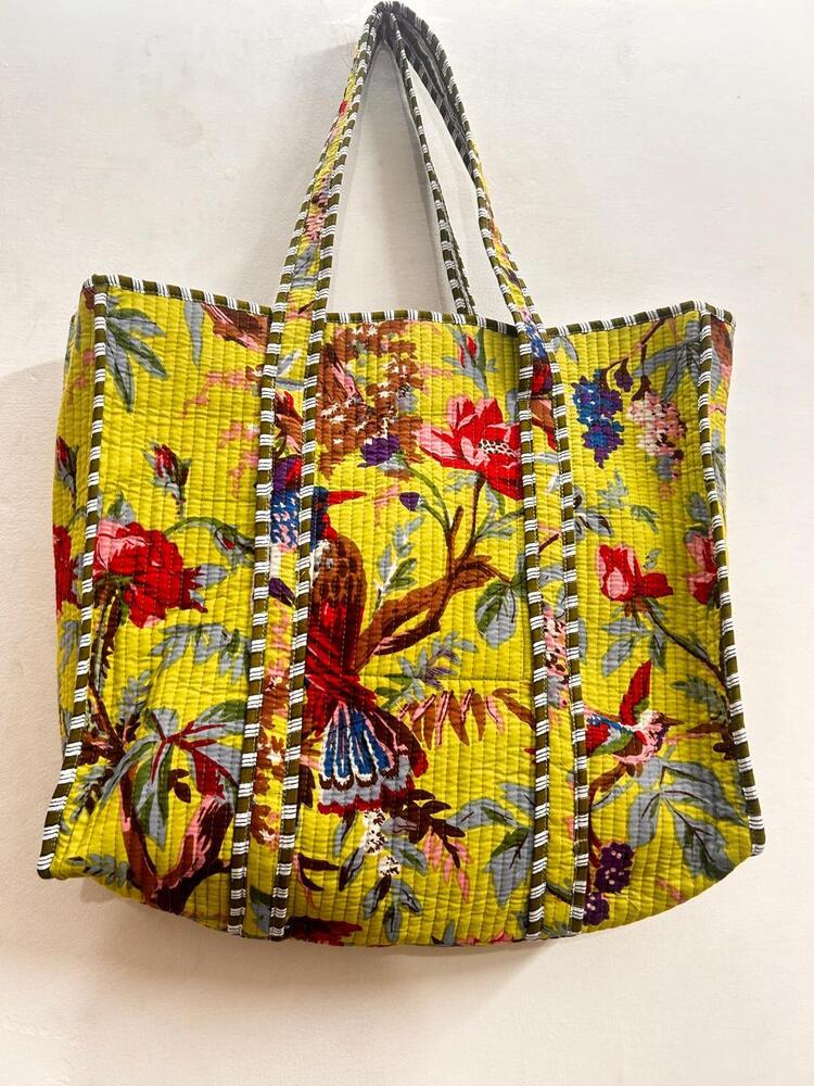 COTTON PRINTED TOTE BAGS