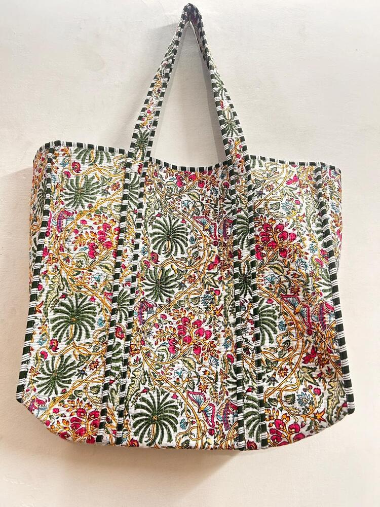 COTTON PRINTED TOTE BAGS