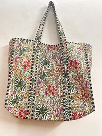 COTTON PRINTED TOTE BAGS