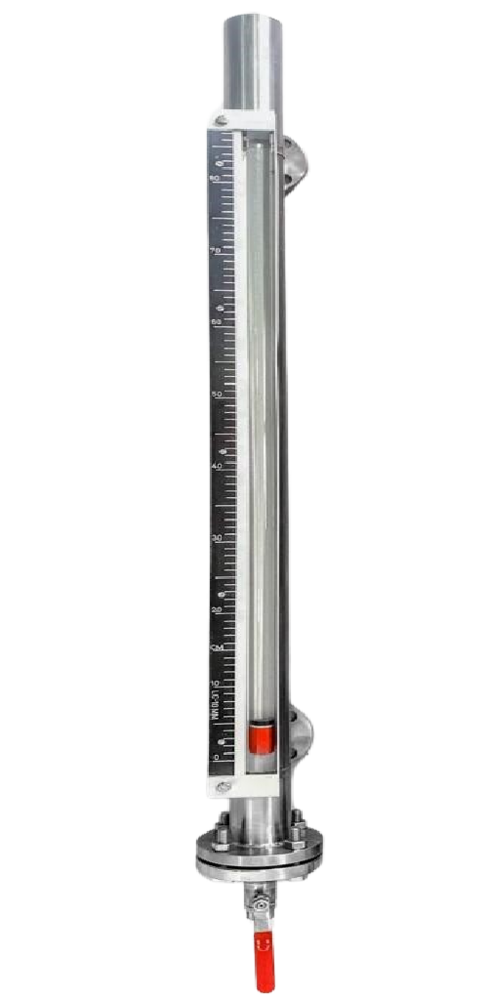 Side Mounted Magnetic Level Indicator - SS304/SS316, Measuring Range: 500-5300mm, Operating Temperature: Up to 200°C, Pressure: Up to 15kg/cm², 12-Month Warranty