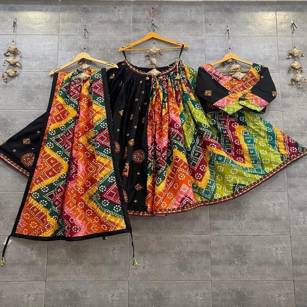 Digital Print Muslin Cotton Lehenga Choli