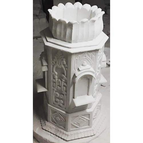 Marble Tulsi Pot