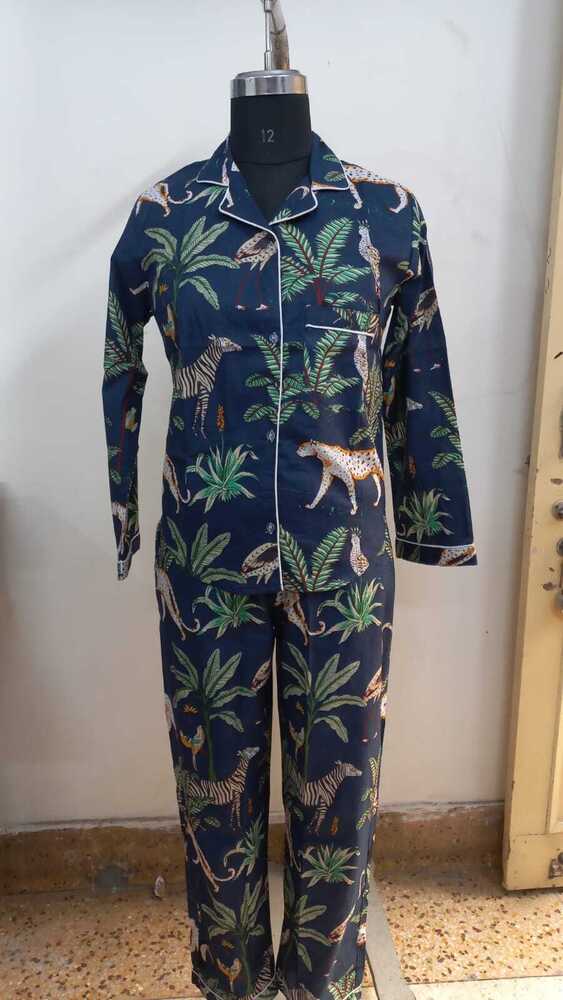 COTTON LONG PAJAMA SET
