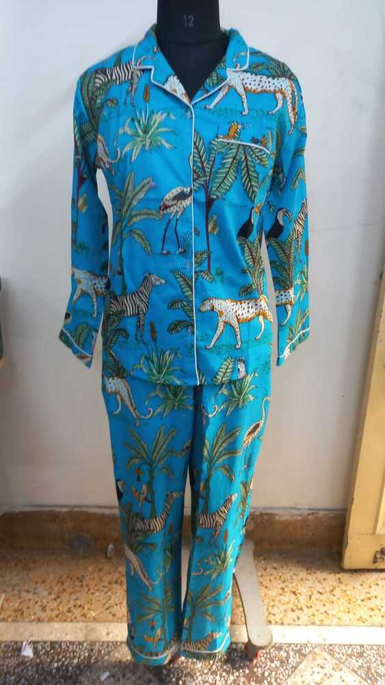 COTTON LONG PAJAMA SET