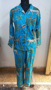 COTTON LONG PAJAMA SET