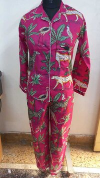 COTTON LONG PAJAMA SET