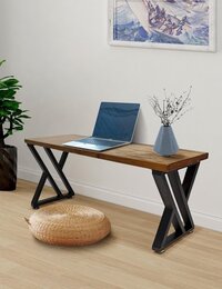Black Dining Room Table Legs Bench Legs,Heavy Duty Office Legs for Table 2PCS