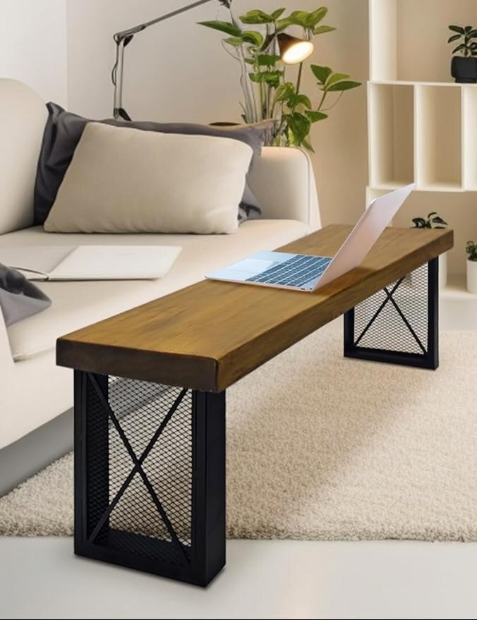 Metal Furniture Legs 15.4" Height 11" Wide,industrial Dining Table Legs Desk Legs, 2 Pcs - Application: Industrial