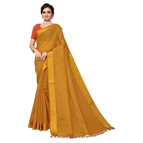 Cotton Handloom Saree - Color: Different Available