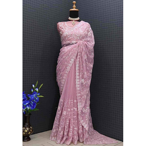 Party Wear Designer Heavy Sequence Work Saree - Color: Different Available