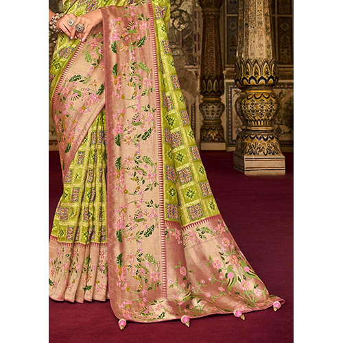 Banarasi Silk Traditional Wedding Saree - Color: Different Available