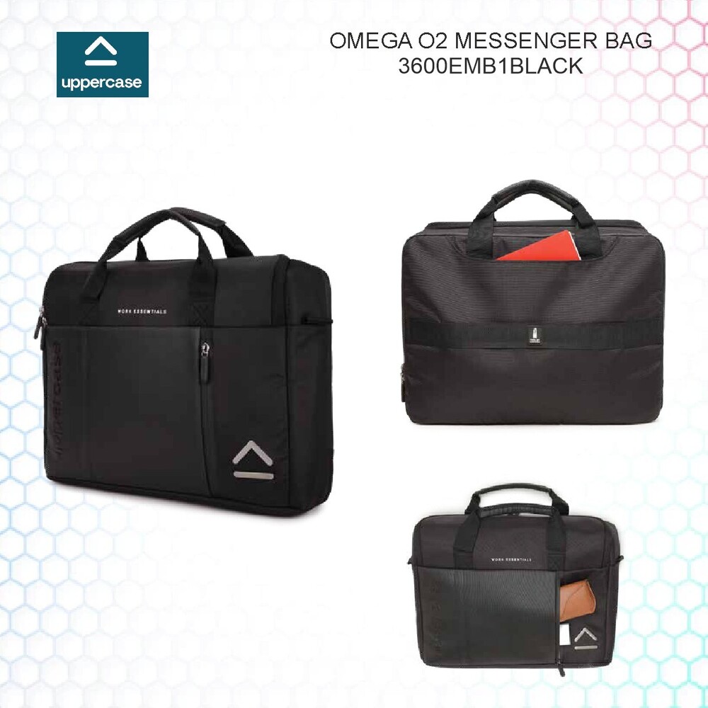 Omega 02 Messenger Bag Black