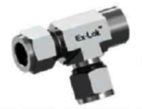 Ex-lok Female Run Tee - Material: Stainless Steel