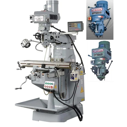 Square Head Side Brake Vertical Ram Turret Milling Machine