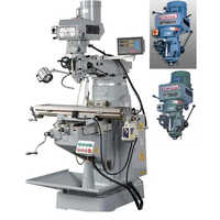 Square Head Side Brake Vertical Ram Turret Milling Machine - Capacity: 100 Kg/hr