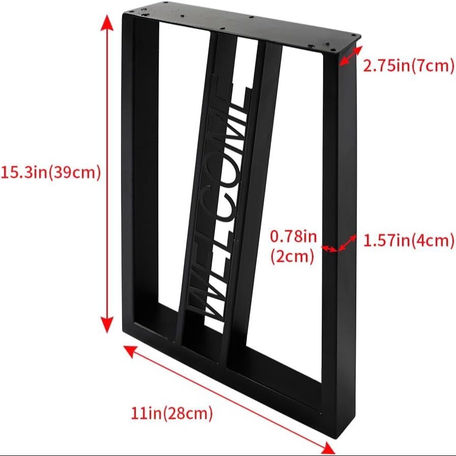 Metal Furniture Legs 15.4