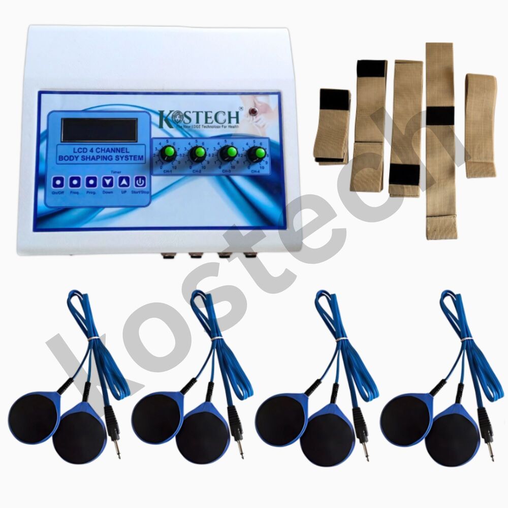 Ems Body Shaper 4 Channel Machine - Color: White