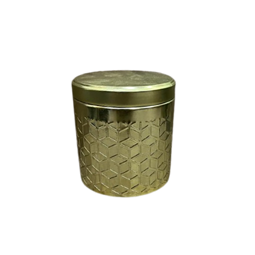 Cylindrical Tin Container