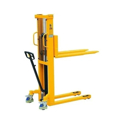 1000 Kg Manual Operated Max Lifting Hydraulic Stacker