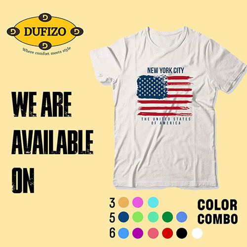 Round Neck T-Shirt - Age Group: Mens