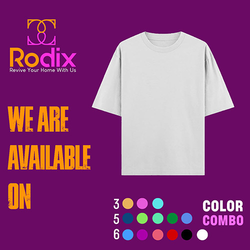 Solid Plain T-Shirt - Color: Multicolor