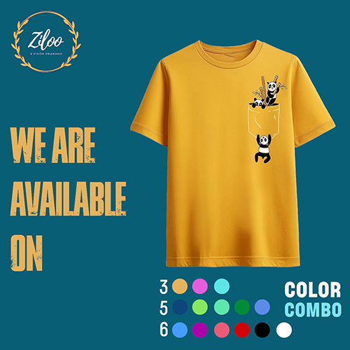 Mens Printed T-Shirt - Color: Multicolor