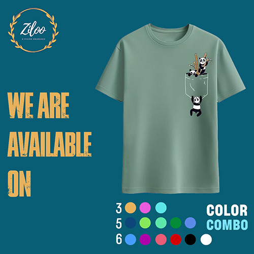 Mens Printed T-shirt - Color: Multicolor