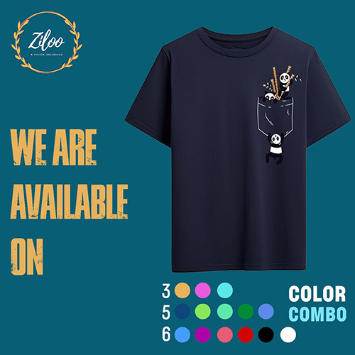 Mens Printed T-shirt - Color: Multicolor