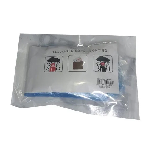 Disposable Rain Card - Durable Plastic, Different Sizes, Multicolor Design | Standard Pattern, 9-Month Warranty, Convenient Rain Protection