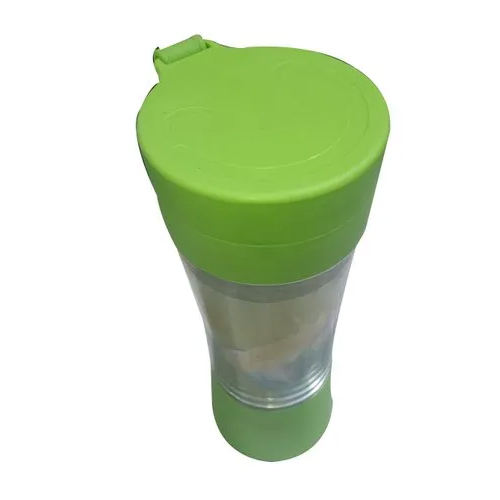 6 Blade Electric Juicer - Plastic Material, 220 Volt, Green Color | Manual Control, 9 Month Warranty for Fresh Juicing Experience