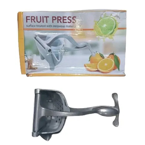 Plastic Fruit Press Juicer - Durable Plastic, Manual Control, Stylish Silver | Automatic Shut Off, 9-Month Warranty