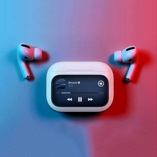 Wireless Airpods Pro With Digital Display - Body Material: Plastic