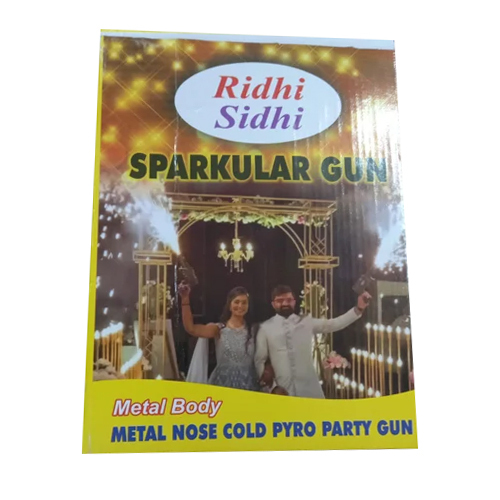 Birthday Sparkler Machine Gun - High-Quality Paper | Versatile for Weddings & Parties, Different Sizes, Unique Indian Regional Style