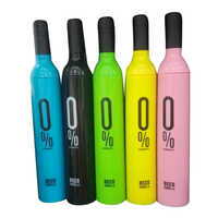 Portable Bottle Umbrella - Aluminum Shaft, Foldable Design, Multicolor, Different Sizes | All-season Protection For Rain And Sun
