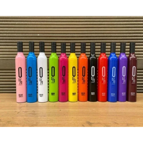 फोल्ड मैनुअल बॉटल छाता