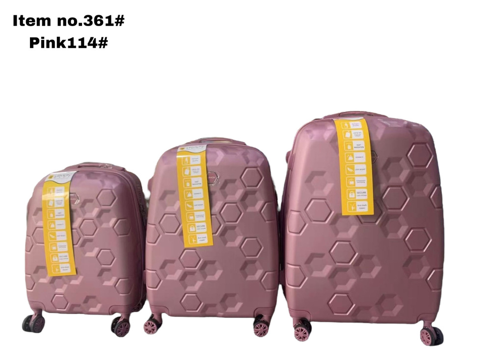 Lb361 blue and pink trolly bag