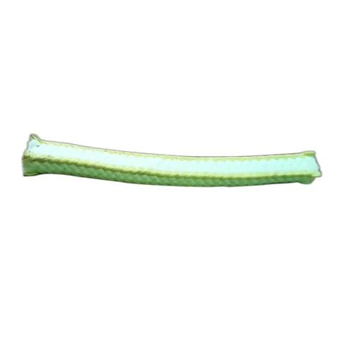 White PTFE Yarn Reinforced With Aramid Yarn At The Corner