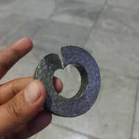 Expanded Pure Graphite Gland Packing Seal - Expanded Graphite Material, 10 Mm Diameter, Black Color | Rigid Hardness For Industrial Applications