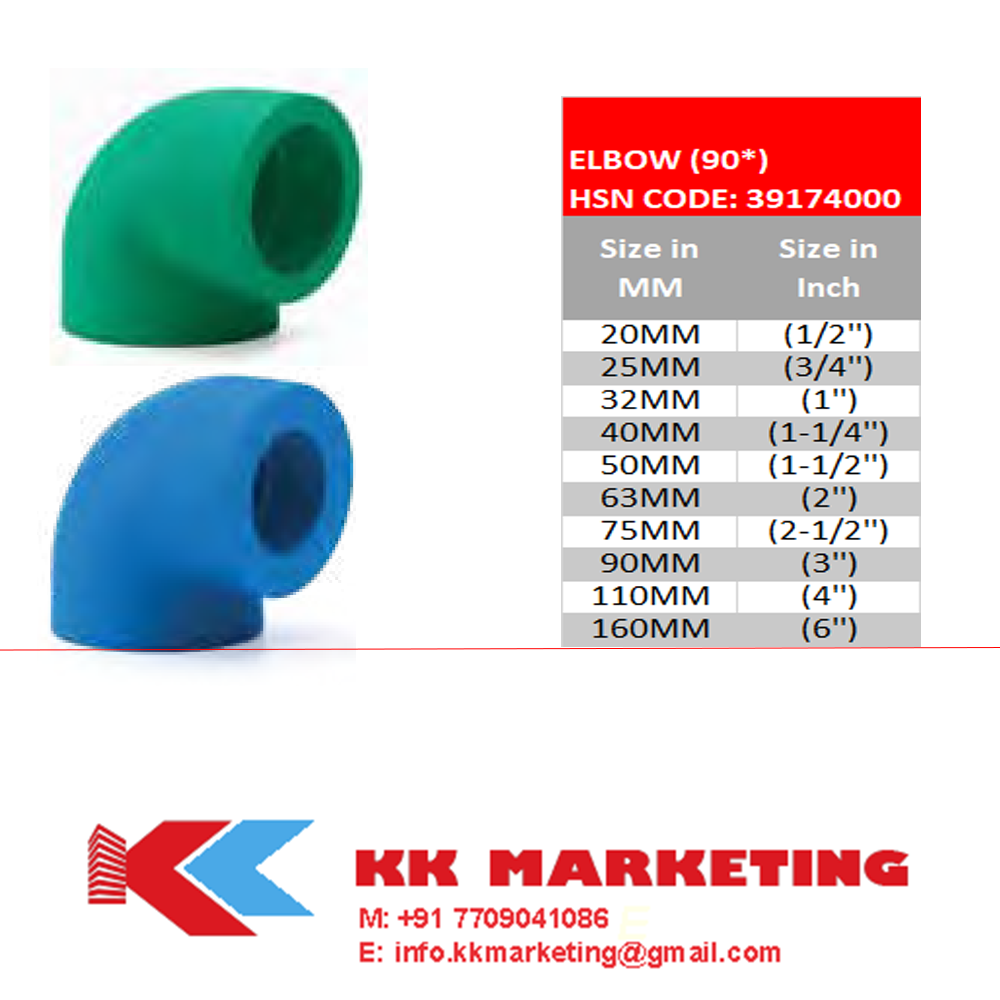 Ppch Elbow - Color: Green