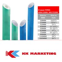160mm Ppr Pipes - Color: Green And Blue