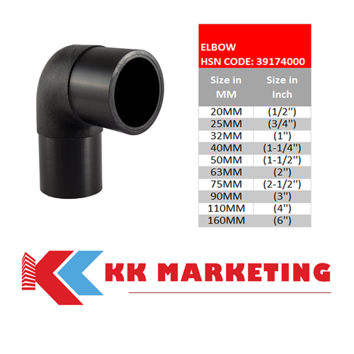 Hdpe Elbow - Color: Black