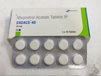 Megestrol Acetate - Endace 40 Mg Tablets, Megestrol Acetate White Tablet, Precise Dosage, Blister Pack, Oral Administration