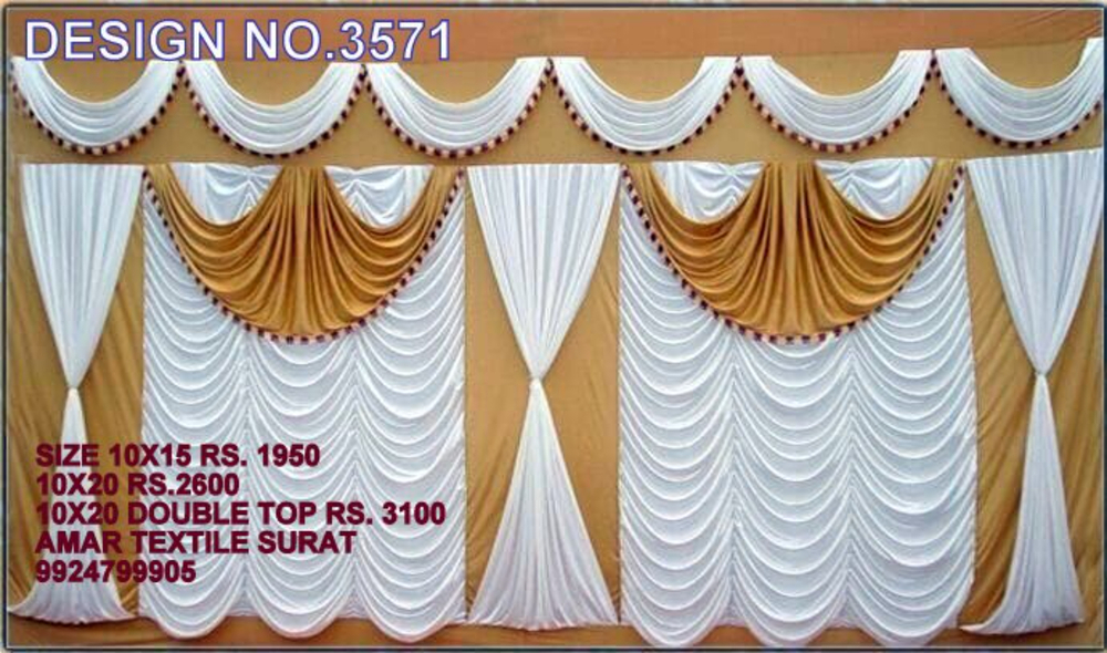 Wedding Pandal Backdrop - Color: All Available