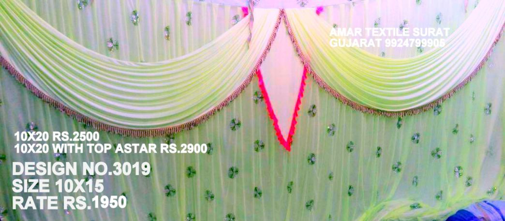 Wedding Pandal Backdrop - Color: All Available