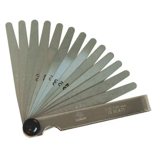 Fealer Gauge - Stainless Steel, 0.05mm To 1mm Measuring Range | Silver Finish, 0.001 Mm Accuracy, Grade Ss304 For Industrial Use