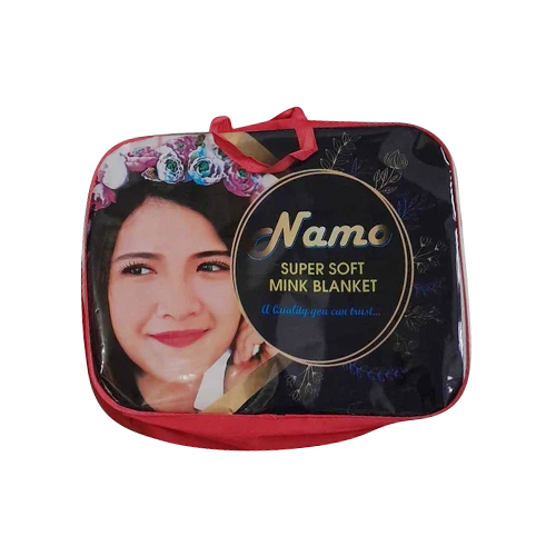 1.5kg Namo Non Woven Blanket Bag - Non Woven Fabric, 14x10x9 Inches, Multi-Color | Breathable Storage Solution with Screen Printing Finish